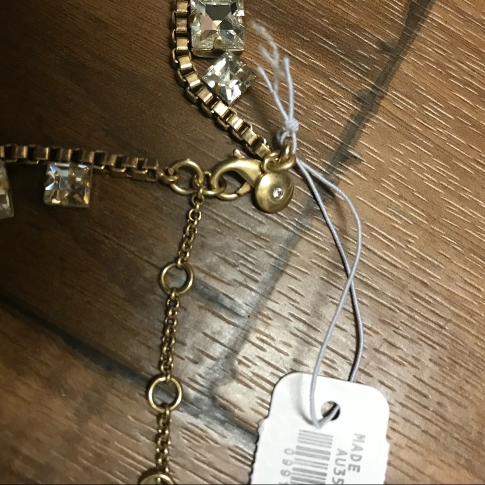 J. Crew Elegant Simple Gold Statement Necklace - Picture 5 of 5
